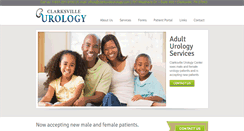 Desktop Screenshot of clarksvilleurology.com